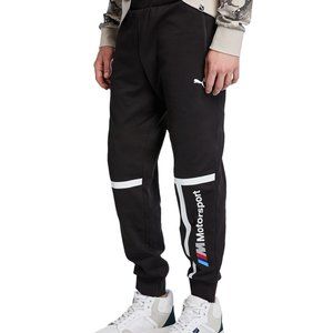 PumaMen's BMW MMS Striped Logo Sweatpants *NWT